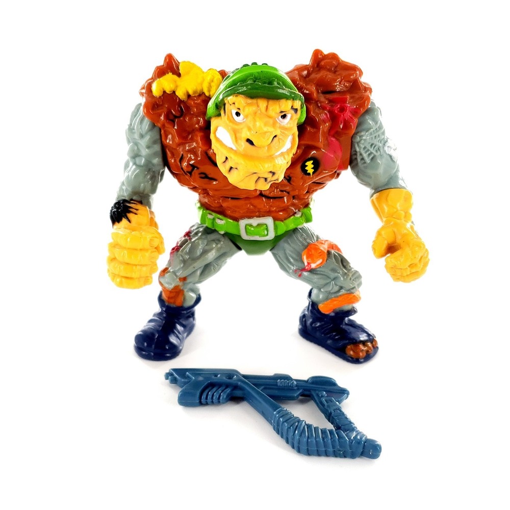 Vtg 1989 TMNT General Traag Action Figure w/ 1 Weapon Incomplete